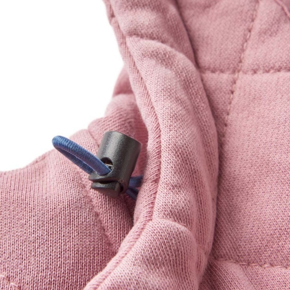 Quilted Hooded Jacket - Dusty Pink - Picture 6 of 10